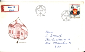 FDC 2690 - CZ 1985 04 005 ●